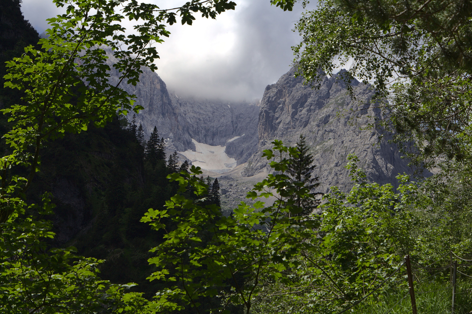 Das Ziel noch in den Wolken