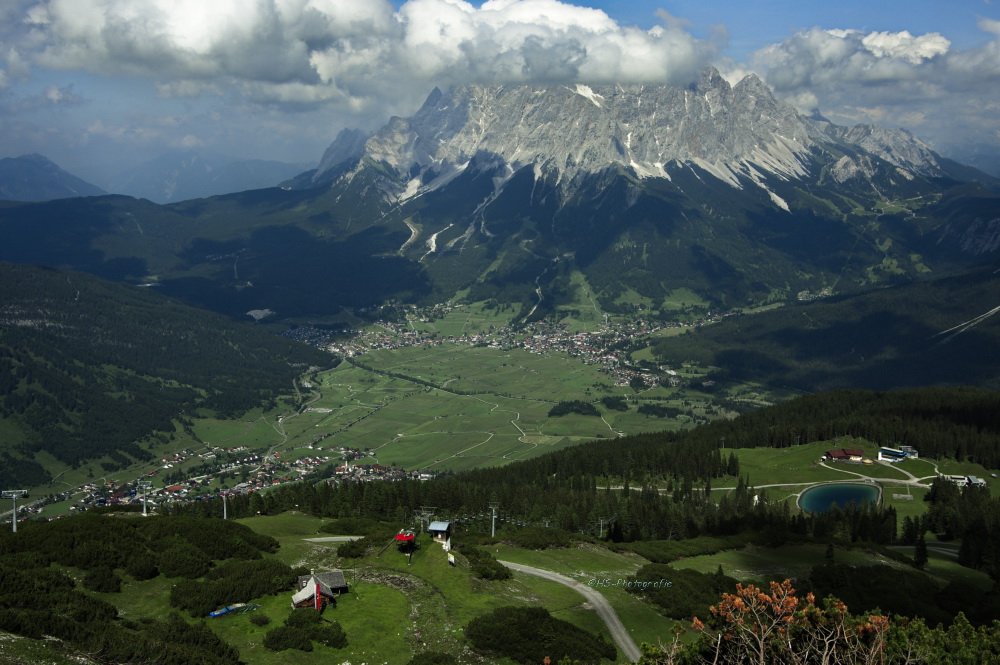 Das Zugspitzmasiv...