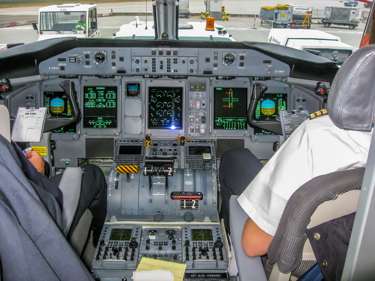 Dashboard Air Berlin Q400