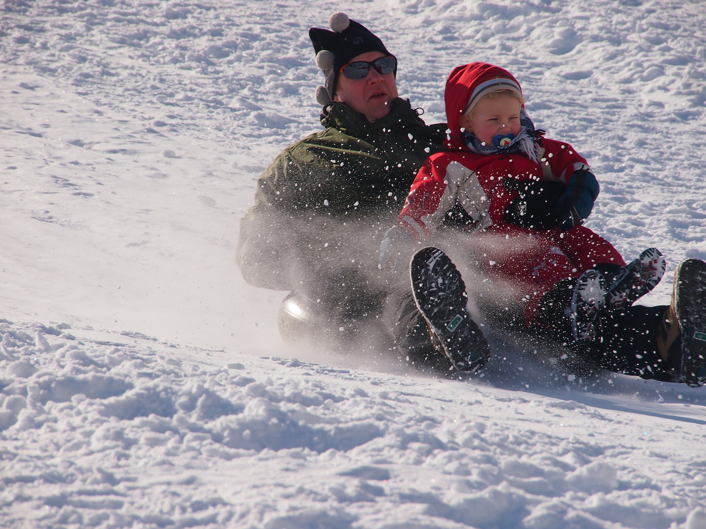 dashing through the snow ....