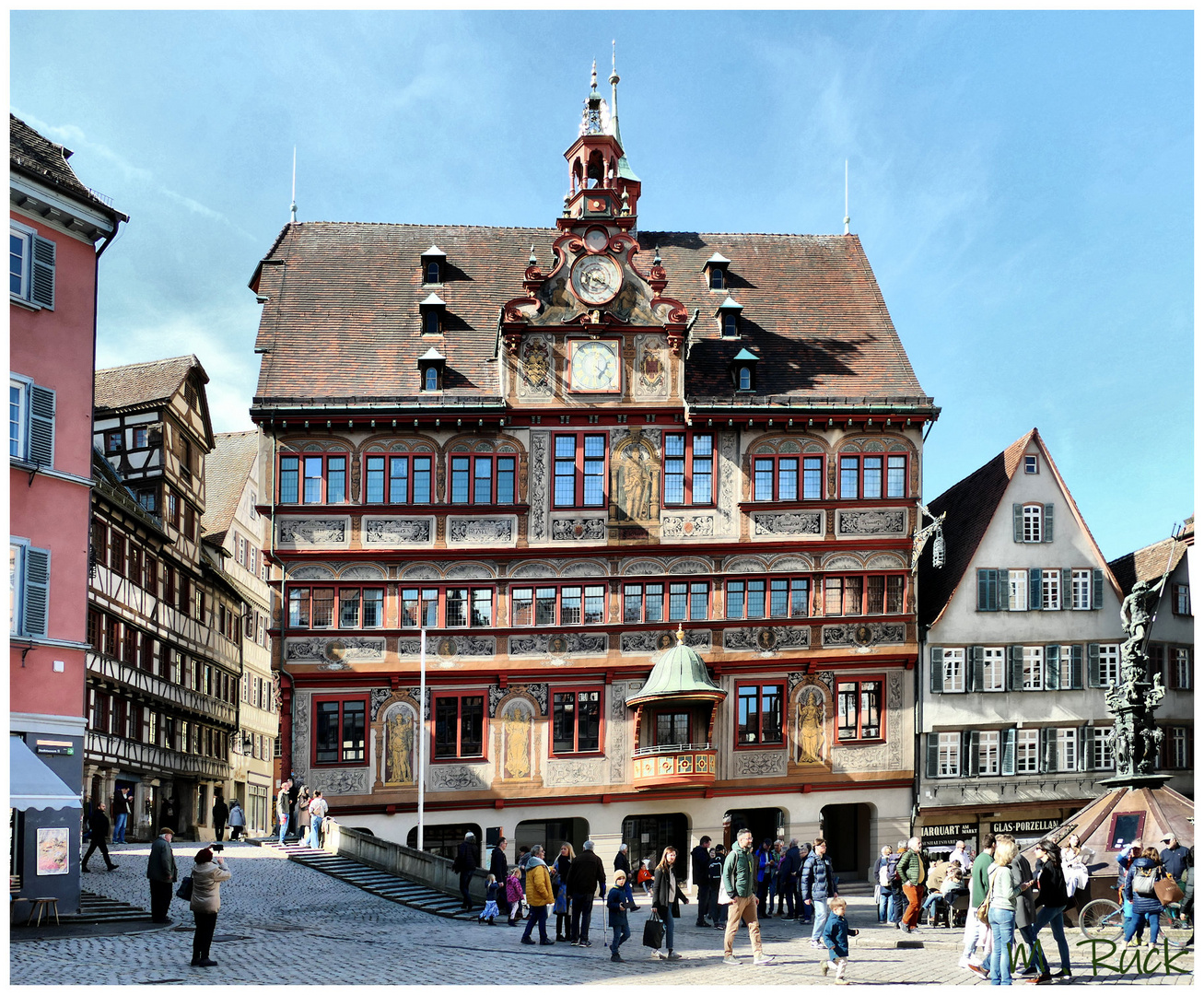 Dass Rathaus in Tübingen 