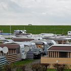 "Dauercamper Campingtraum" - Fensterblick Richtung "Naturerbe Wattenmeer"