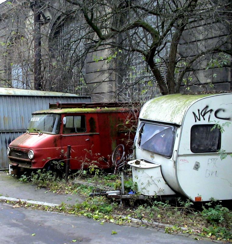 Dauercamper in Skrotul