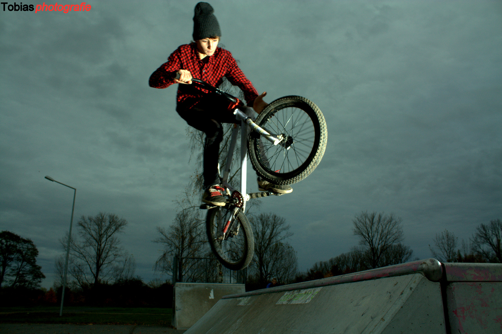 David auf dem BMX :D