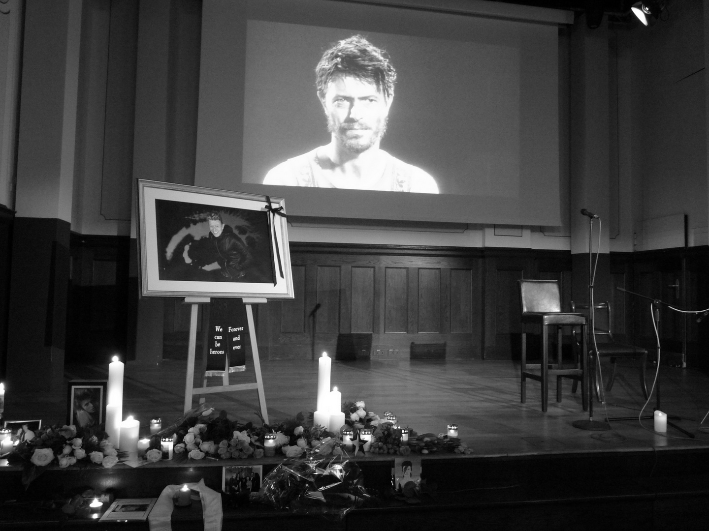 David Bowie Trauerfeier am 15.01.2016 Berlin Hansa Studios