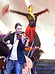 David Garrett ganz beim Tanz