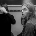 David Gilmour backstage