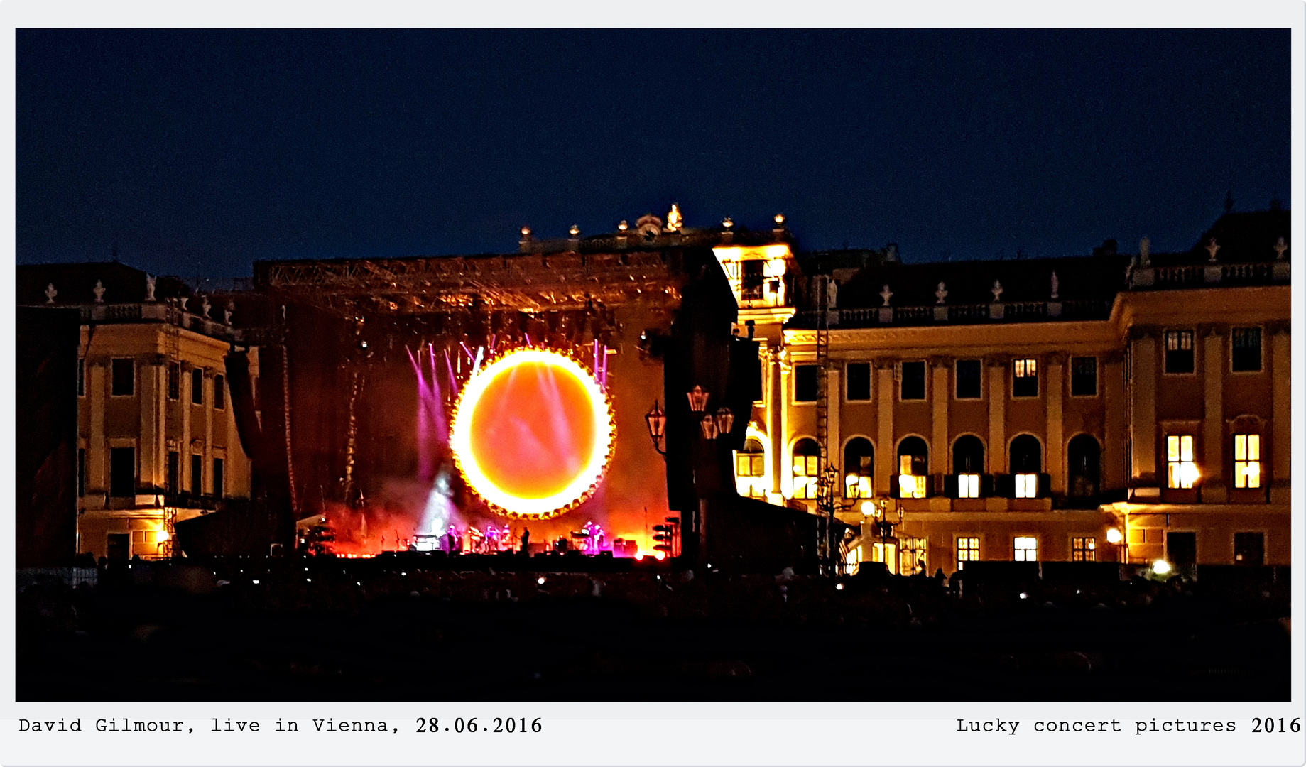 David Gilmour in Schönbrunn