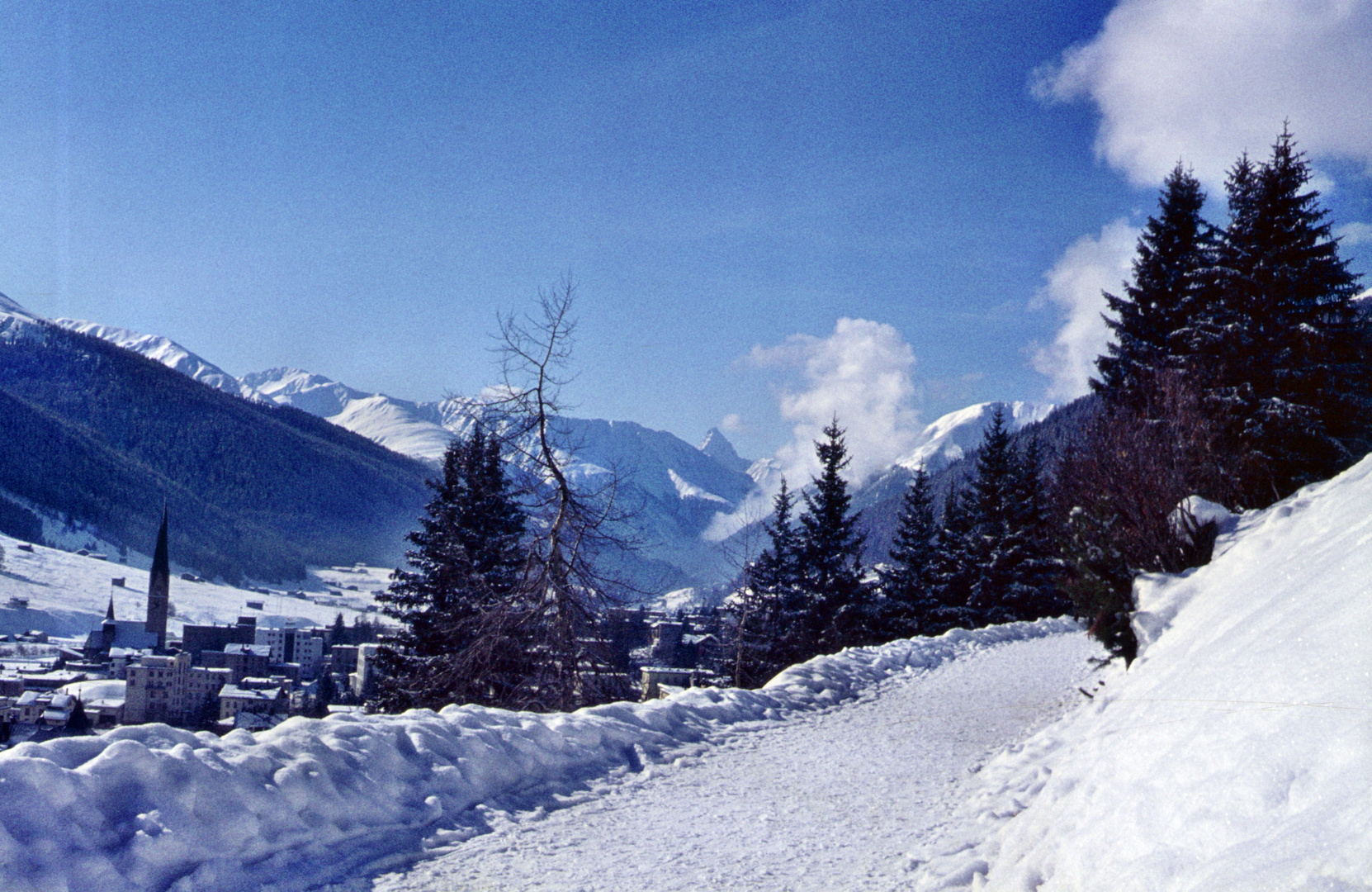 Davos Höhenweg nach Platz