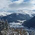 Davos im Oktoberschnee