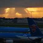 Dawn at Schiphol