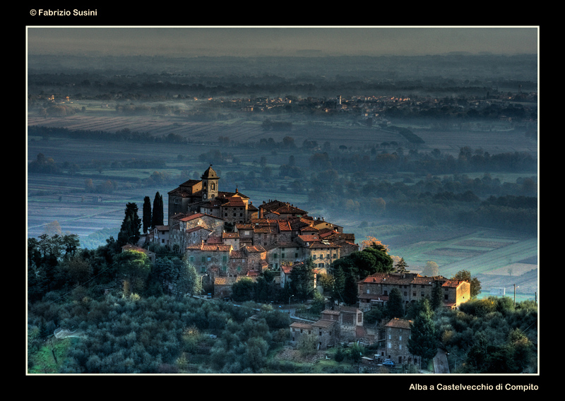 Dawn in Castelvecchio di Compito