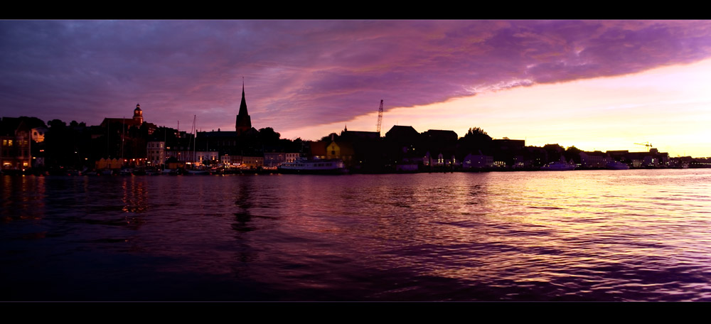 Dawn in Flensburg