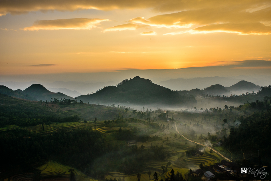 Dawn in North Pole of VN