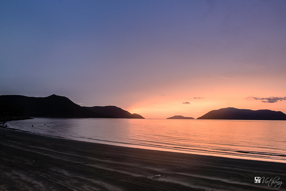 Dawn on Con Dao beach