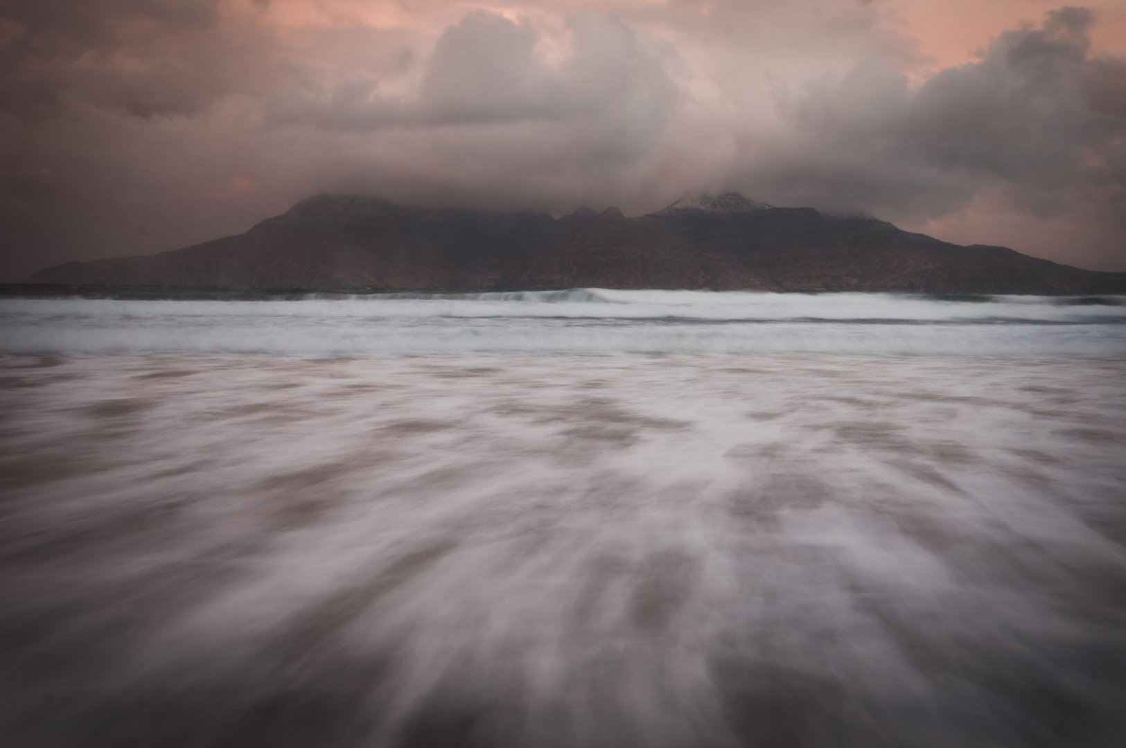 Dawn on Laig Bay beach