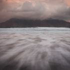 Dawn on Laig Bay beach