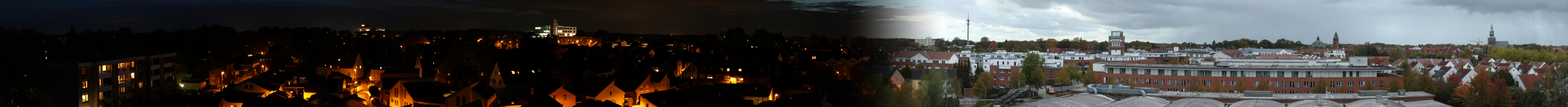 Day to Night Panorama Nordhorn