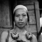 Dayak-Frau aus Kalimantan Timur