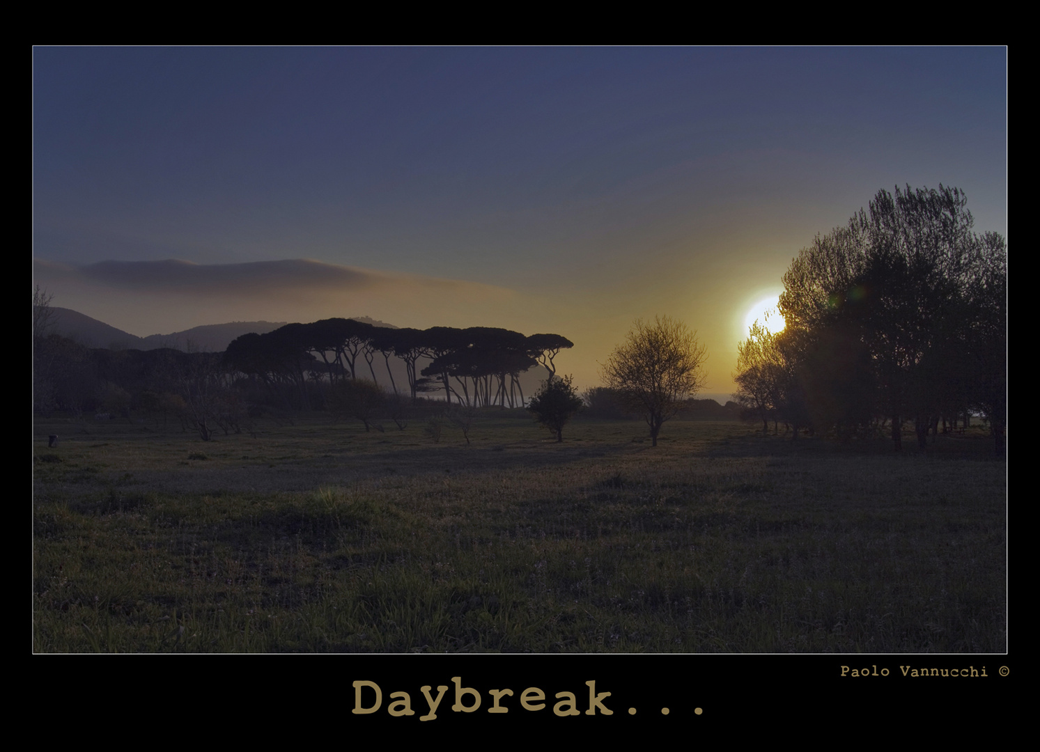 Daybreak....