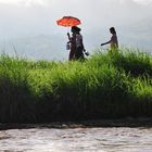 Daylight colors in Inle Lake