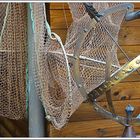 Dazumal- Fischernetz uns antikes Messinstrument