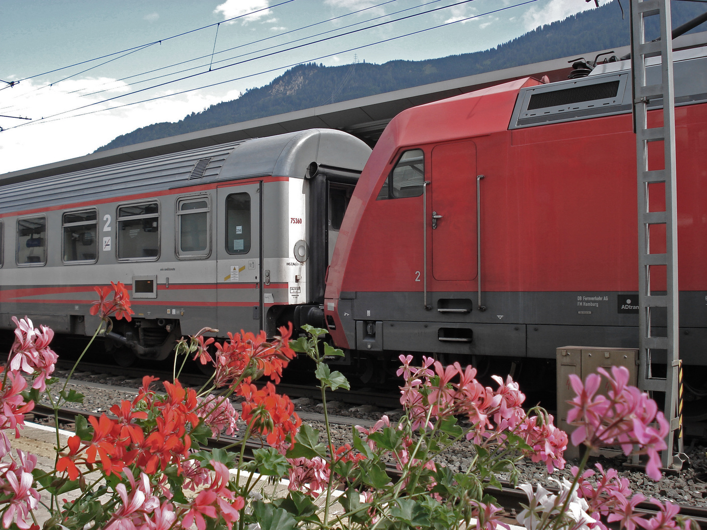 DB 101 am bahnhof Jenbach Österrech