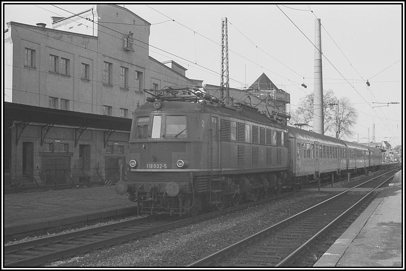 DB 118 002 in Ludwigsburg