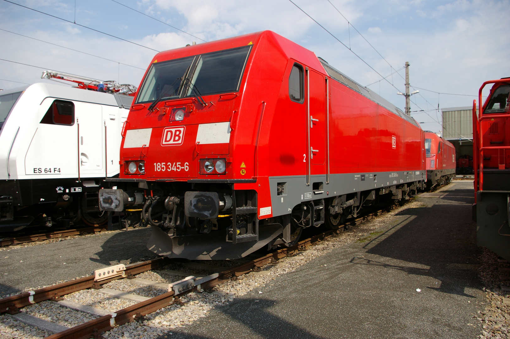 DB 185 345-6 im Produktionsstandort Linz (2010)