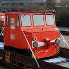 DB ASF 303 auf einem Wagon verladen in Maschen