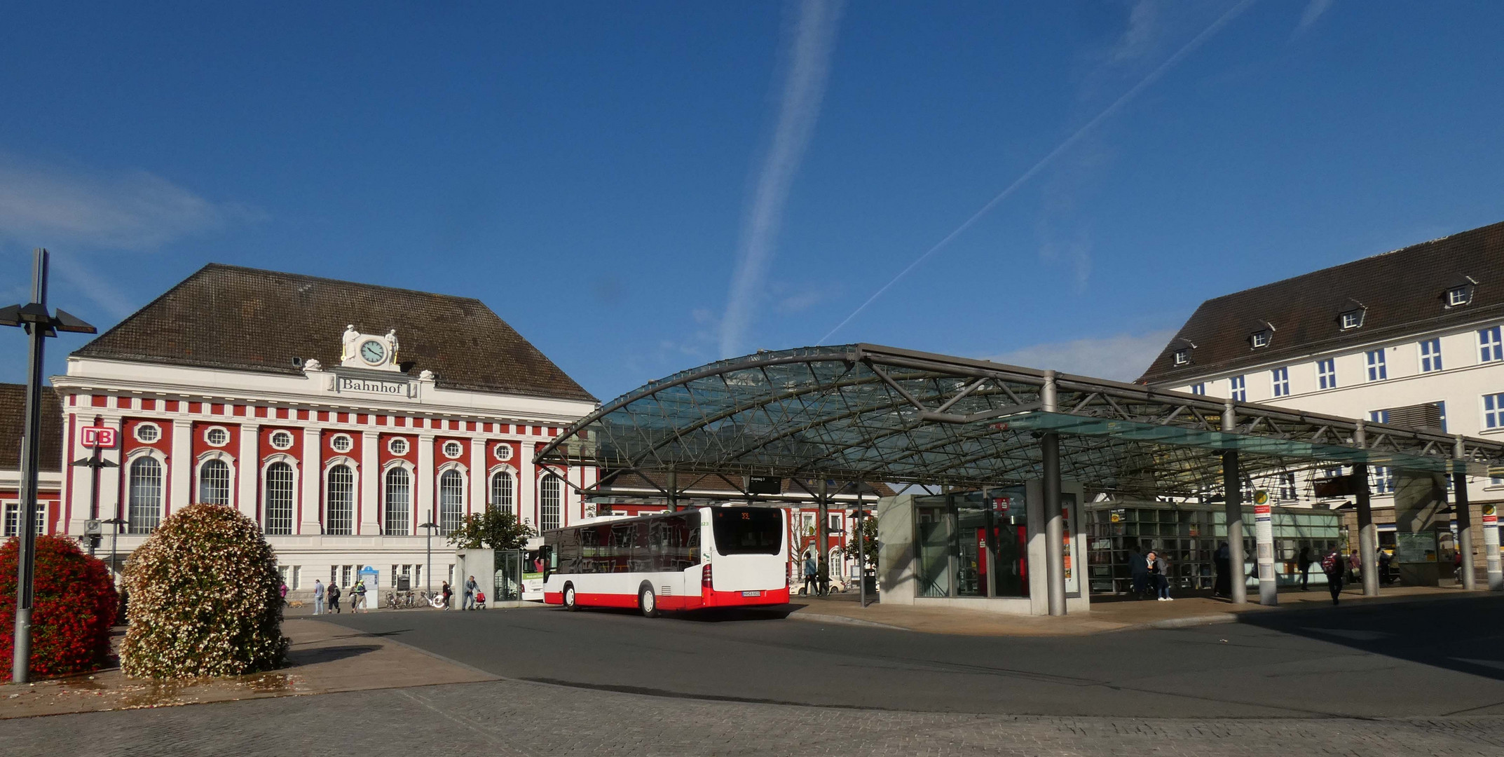 DB Bahnhof und Busbahnhof in Hamm