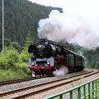 DB Museumslok 03 1010 auf Fahrt durch Oberhof