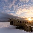 DC-3 sunset