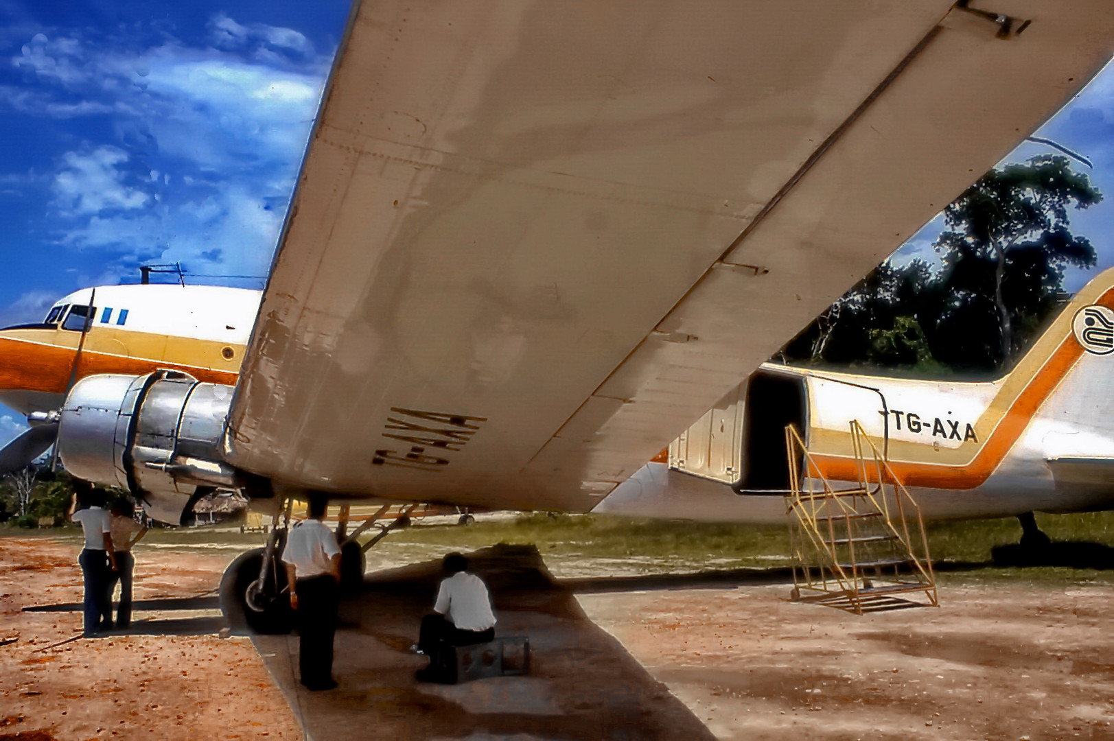 DC3, die Gangway steht bereit...