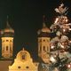 Basilika Benediktbeuern mit Weihnachtsbaum