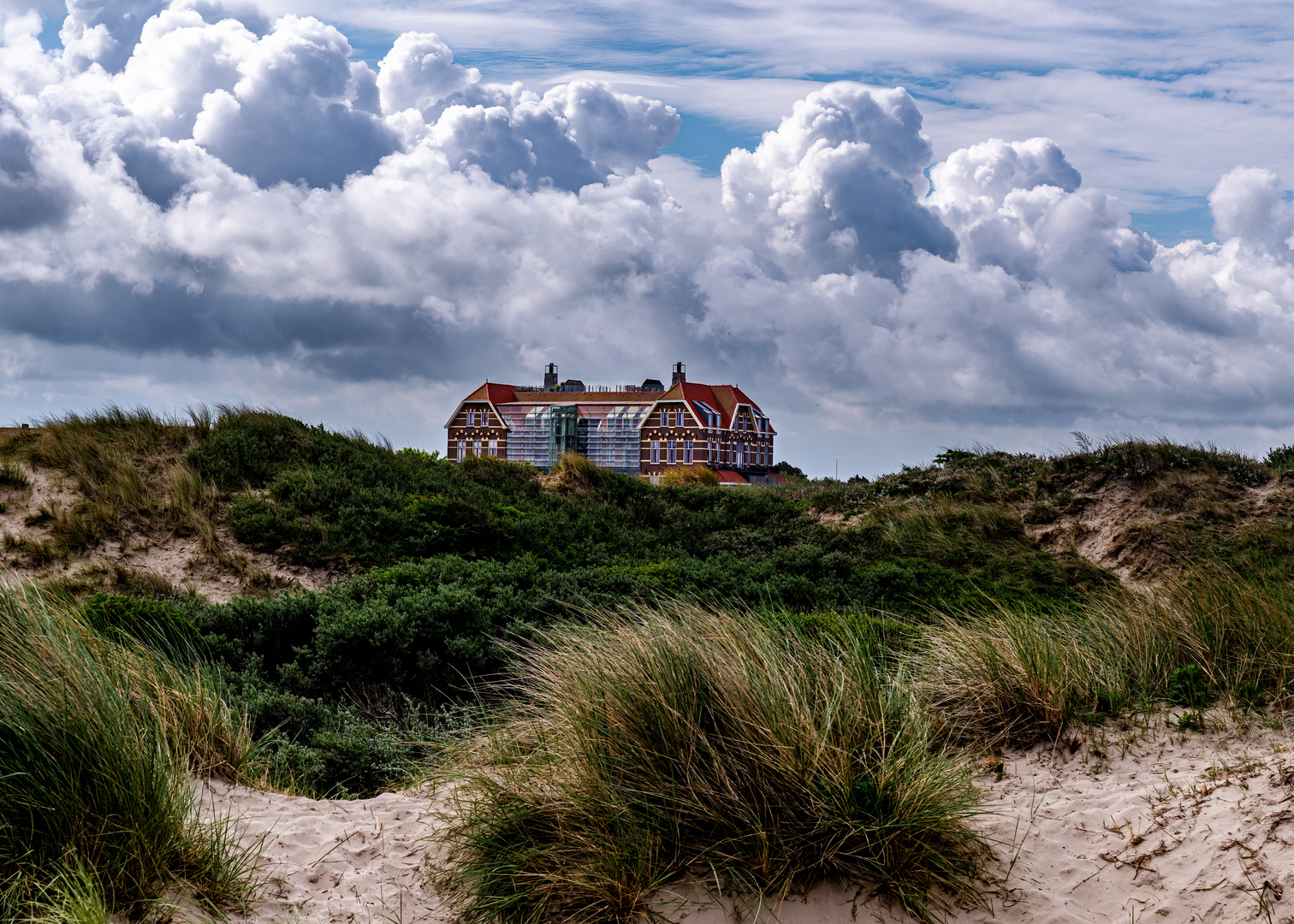 De duinen van Egmond aan Zee .