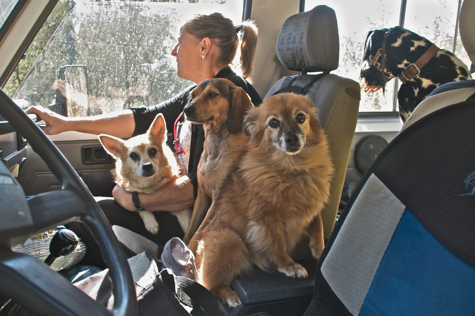 De excursión con parte de la familia