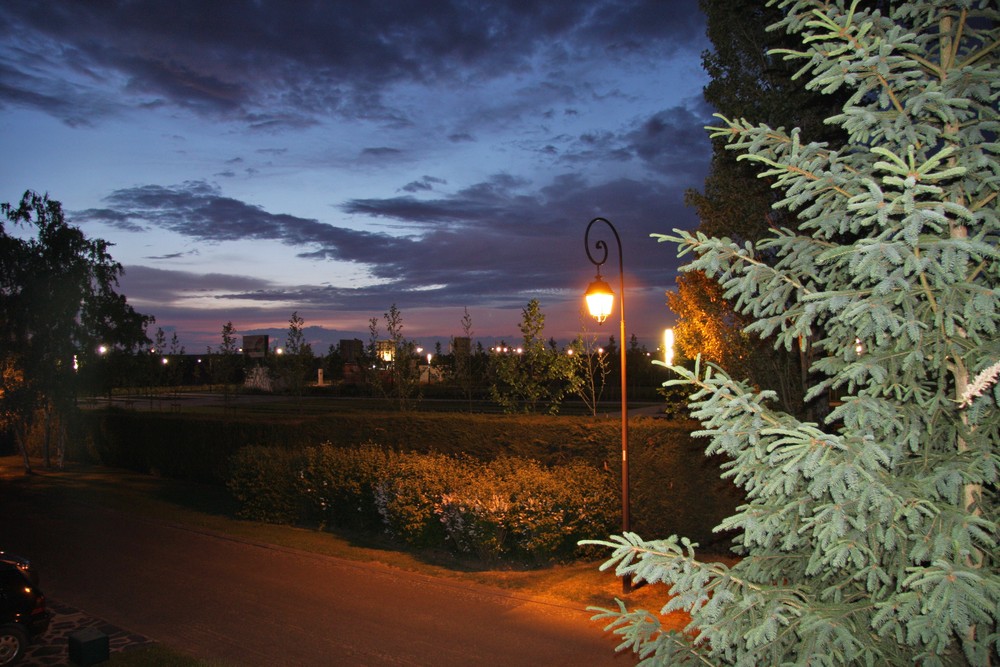 De ma fenêtre, le soir