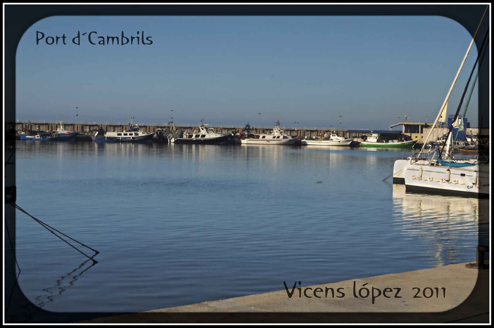 De postal (Puerto de Cambrils)