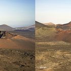 De Timanfaya Parque Nacional Lanzarote - 3D Kreuzblick