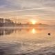 De Wittsee in Nettetal kurz nach Sonnenaufgang