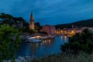 Hafen von Veli Losinj am Abend von Helmut Zentgraf