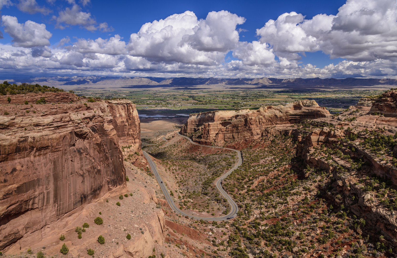Dead Mans Curve, Colorado NM, USA Foto & Bild himmel, herbst