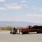 Dead truck in Death Valley