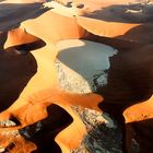 Deadvlei vom Heli im sunset