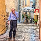 Déambulation dans ruelle de Saint-Tropez