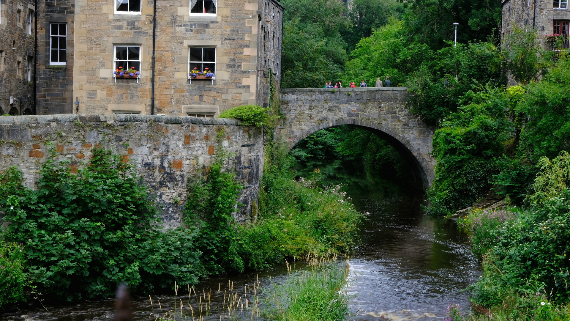 Dean Village, historische Brücke