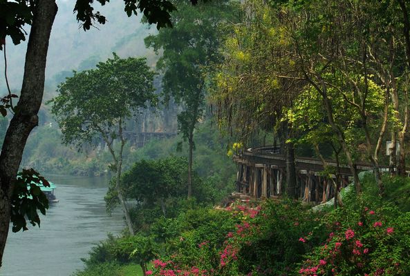 Death Railway, Tham Krasae Bridge, Kwai Noi