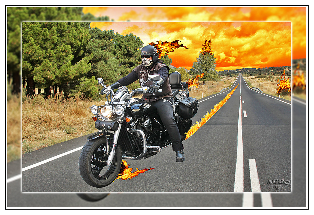 Death Rider from Hell brings burning fire I