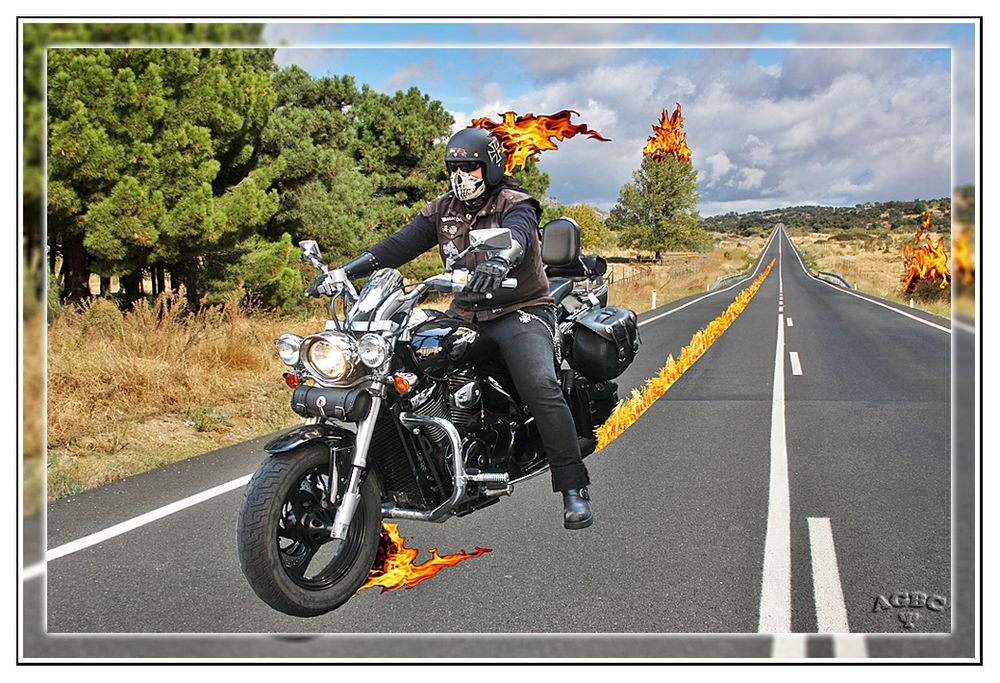 Death Rider from Hell brings burning fire II